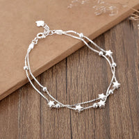 Thumbnail for VENTFILLE 925 Sterling Silver Star Bracelet Fashion Korean