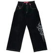 Y2K Jeans Hip-hop Retro Oversized Pattern Printed Baggy Jeans