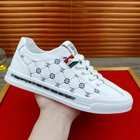 Thumbnail for European New Shoes for Men Genuine Leather Casual Shoes Trend Print