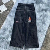 Thumbnail for Jnco Baggy Jeans Hip Hop Rock Embroidery Pattern Men Women 2023 New