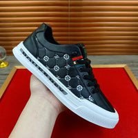 Thumbnail for European New Shoes for Men Genuine Leather Casual Shoes Trend Print