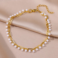 Thumbnail for Anklets for Women Summer Beach Accessories Stainless Steel Imitation