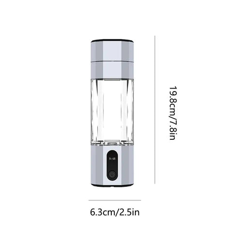 Hydrogen Water Bottle Generator USB Rechargeable PEM Electrolytic