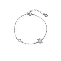 Thumbnail for VENTFILLE 925 Sterling Silver Star Bracelet Fashion Korean