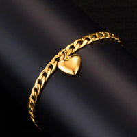 Thumbnail for Anklet For Women Gold Color Stainless Steel Cuban Link Ankle Bracelets