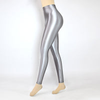 Thumbnail for XCKNY Sexy Satin Glossy High Waist Sport Women Fitness Shiny Yoga