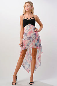 Thumbnail for High Low Maxi Print Cami Top Dress