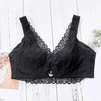 Thumbnail for Thin Cup Sexy Lace Lingerie Brassiere plus Size Seamless Push up Women Bra One-Piece Comfortable Breathable Gather Underwears