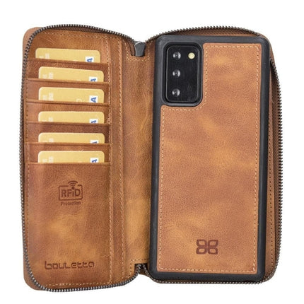 Bouletta  Samsung Note 20 Series Leather Pouch Magnetic Wallet Case