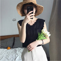 Thumbnail for Camisole Wears Hong Kong Style Sleeveless Retro