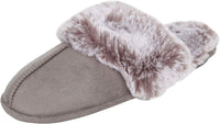 Thumbnail for Women'S Comfy Faux Fur House Slipper Scuff Memory Foam Slip on Anti-Skid Sole