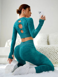 Thumbnail for Fashion Exercise Clothes Yoga Suit Women