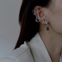 Thumbnail for 2022 New Fashion Sterling Silver 925 Earrings Snake Shaped Pierced Earmuff Earrings for Women