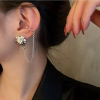 Thumbnail for 2022 New Fashion Sterling Silver 925 Earrings Snake Shaped Pierced Earmuff Earrings for Women