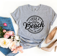 Thumbnail for Life’s a Beach Enjoy The Waves T-shirtProduct description:
Look and feel your best with this Life’s a Beach Enjoy The Waves T-shirt! It's made of premium quality ring spun cotton for a soft, comfortable T-shirtsEXPRESS WOMEN'S FASHIONAgateBeach Enjoy