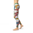 Womens Comic Book LeggingsThese premium full length women's leggings offers the perfect combination of performance and comfort.✅ PRECISION CUT, SEWN, and PRINTED in USA/Mexico. We strive for LeggingsEXPRESS WOMEN'S FASHIONMaroon SootyWomens Comic Book Leggings