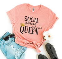 Thumbnail for Social Distancing Queen T-shirt