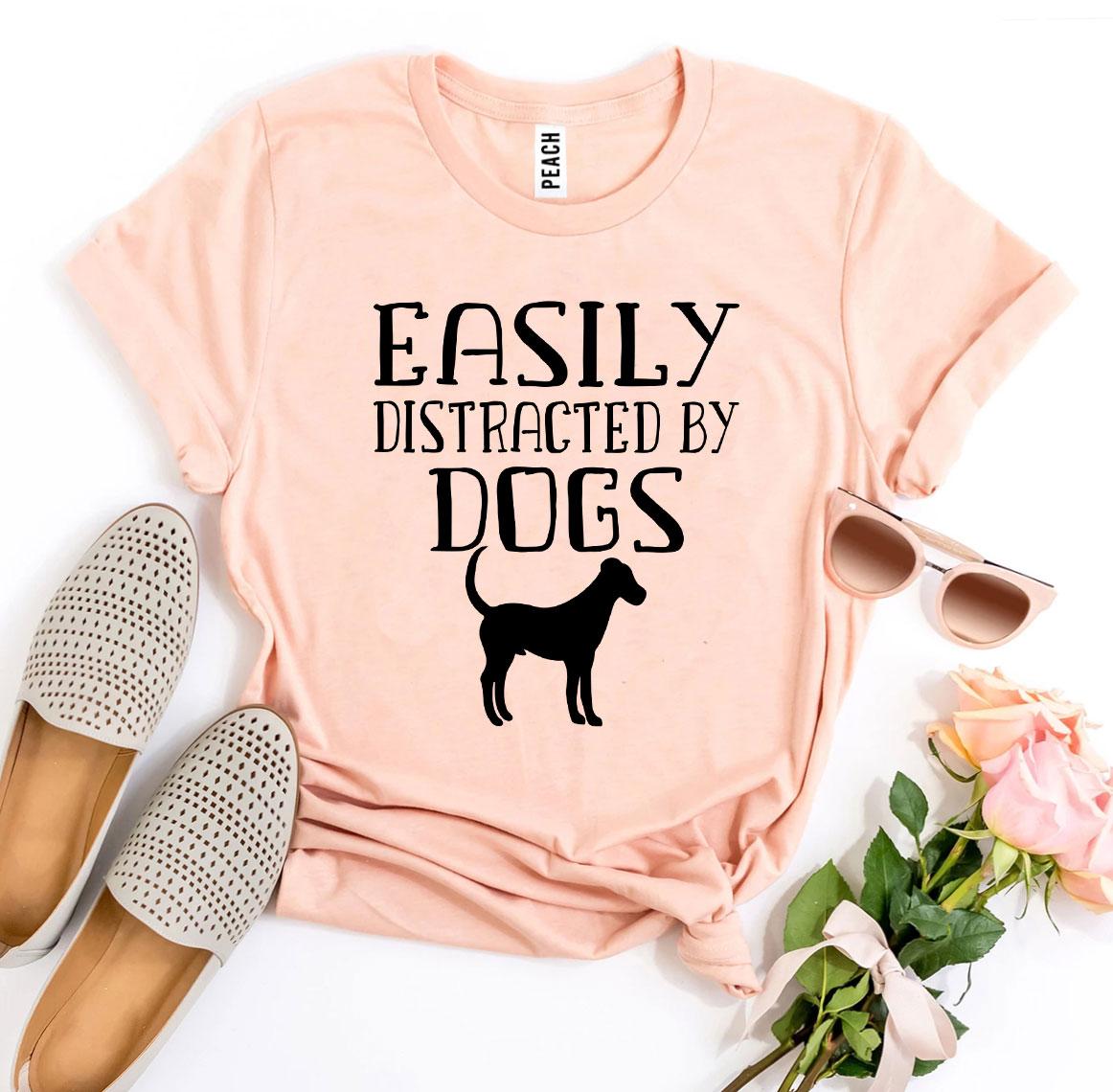 Easily Distracted By Dogs T-shirtProduct description:
Make a statement with this Easily Distracted By Dogs T-shirt! It's made of premium quality ring spun cotton for a soft feel and comfortable fit.T-shirtsEXPRESS WOMEN'S FASHIONAgateEasily Distracted