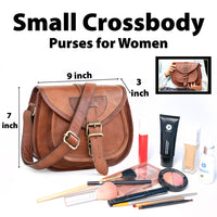 Thumbnail for Genuine Leather Small Crossbody Purses Satchel for Ladies Handbags