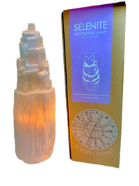 Thumbnail for Selenite Crystal Skyscraper Lamp Prime