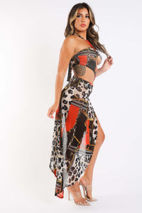 Thumbnail for Shop the Latest Printed Mesh Cover Up Set - Trendy and Stylish