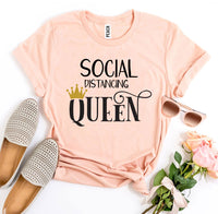 Thumbnail for Social Distancing Queen T-shirt