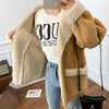 Collar Suede Soft Lamb Leather Jacket