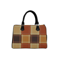 Thumbnail for handbags-brown-checker-boston-style-top-handle-bag-one-size-bags-225