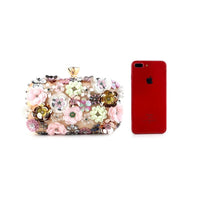 Thumbnail for Handbags  Women Flower Clutch Evening Bags Wedding Purses Bridal