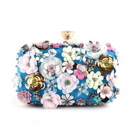 Thumbnail for Handbags  Women Flower Clutch Evening Bags Wedding Purses Bridal