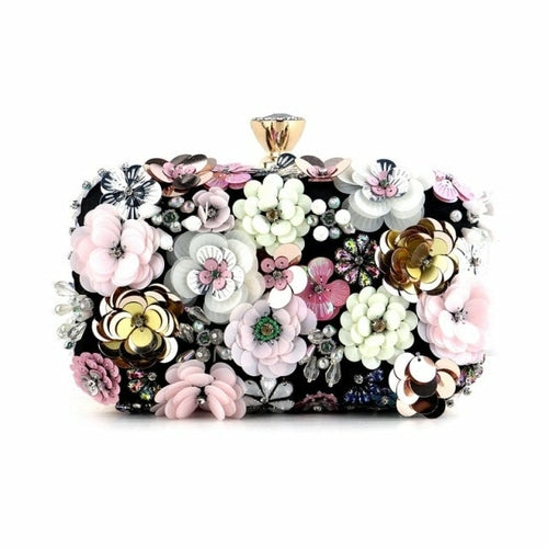 Handbags  Women Flower Clutch Evening Bags Wedding Purses Bridal