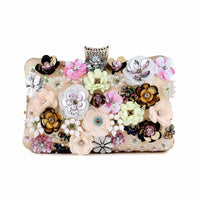 Thumbnail for Handbags  Women Flower Clutch Evening Bags Wedding Purses Bridal