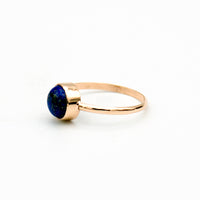 Thumbnail for Lapis Lazuli Round Bezel 14k Gold Filled Ring