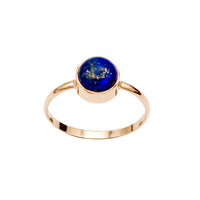 Thumbnail for Lapis Lazuli Round Bezel 14k Gold Filled Ring