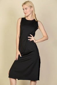 Thumbnail for Side Slit Sleeveless Midi Dress (CAPELLA)