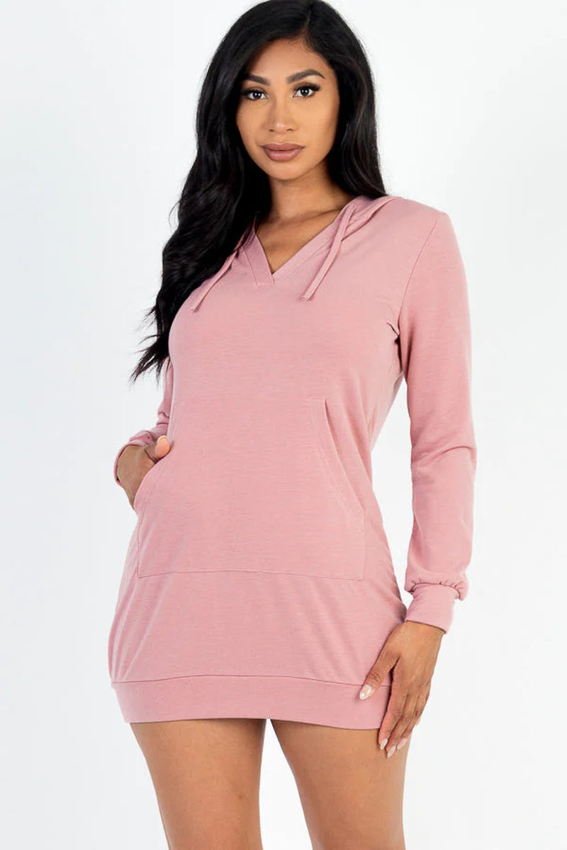 French Terry Hoodie Dress (CAPELLA)