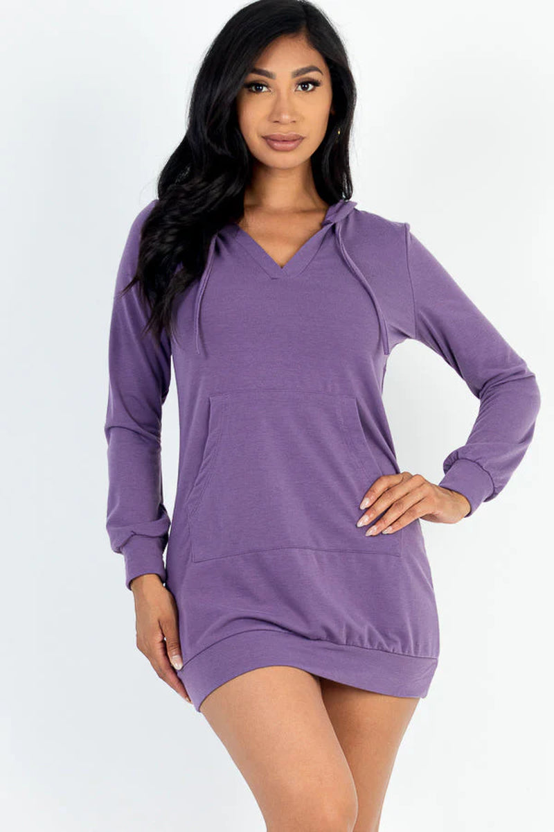 French Terry Hoodie Dress (CAPELLA)