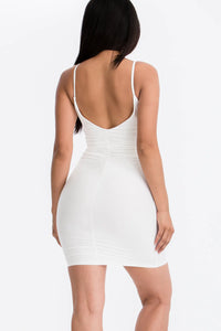 Thumbnail for Ruched Bodycon Cami Dressv (CAPELLA)