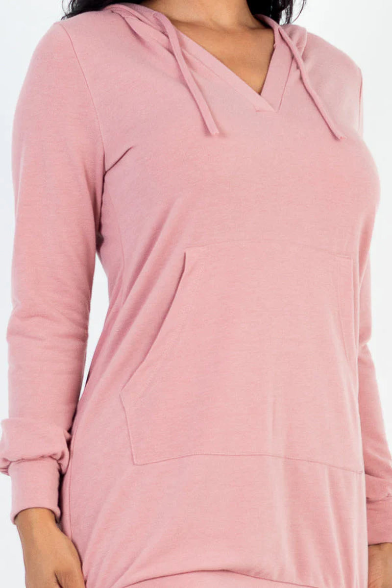 French Terry Hoodie Dress (CAPELLA)